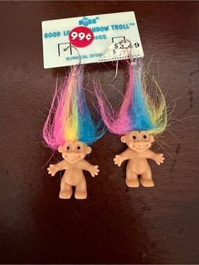 Purchased in 1983 Original Vintage RUSS TROLL earrings